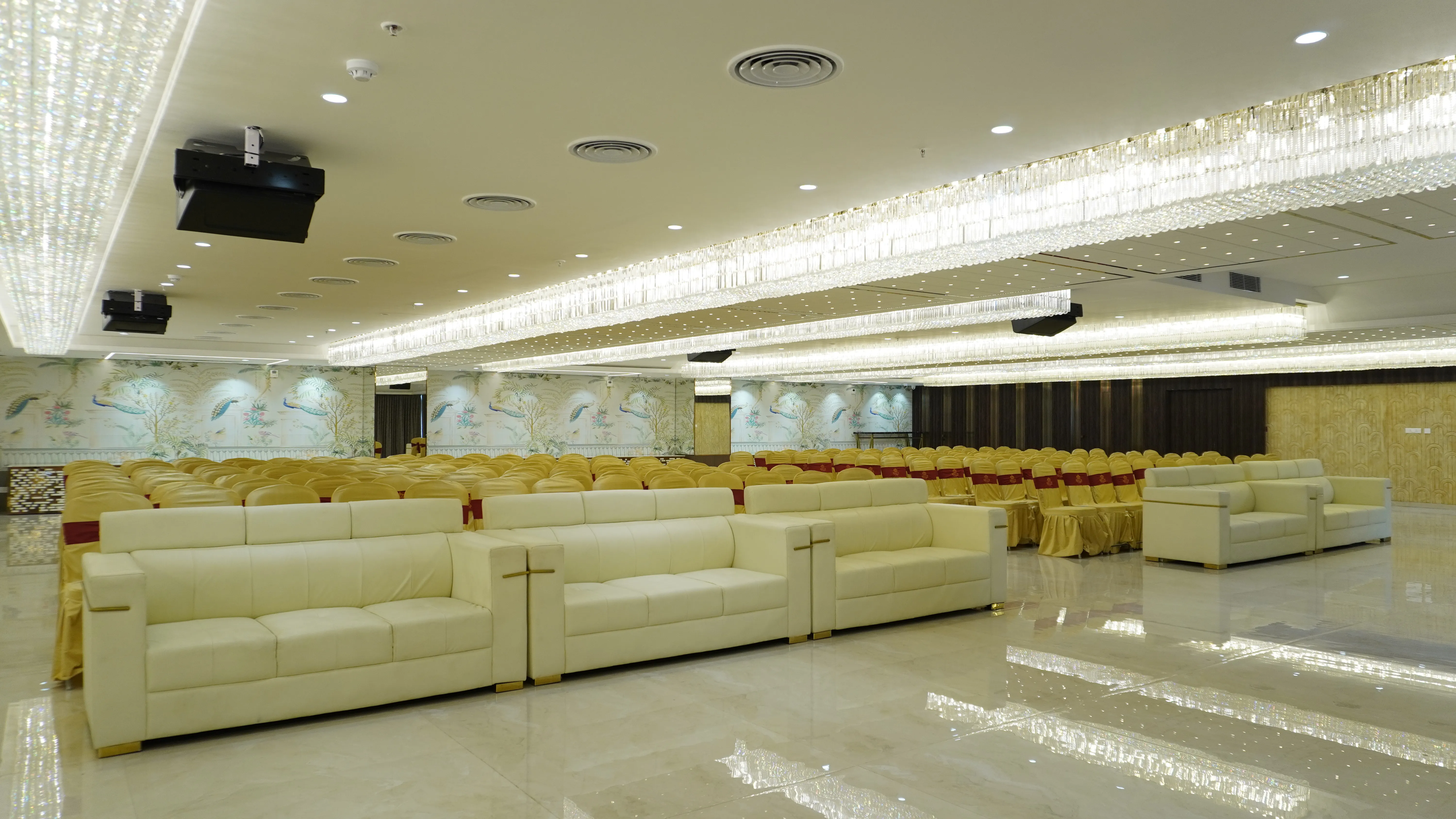 Elegant hall lighting